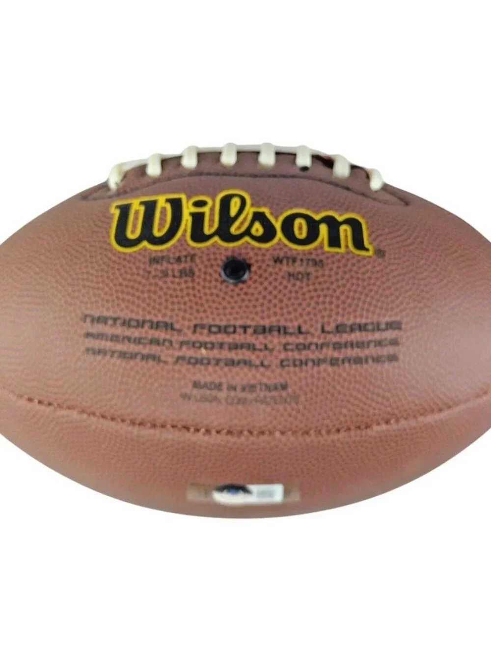 Jerry Jeudy Signed Wilson NFL Football Cleveland Browns Beckett COA